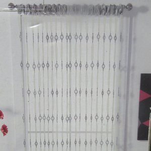 Boho Ribbon Door/Window Curtain Panel 42" x 84"